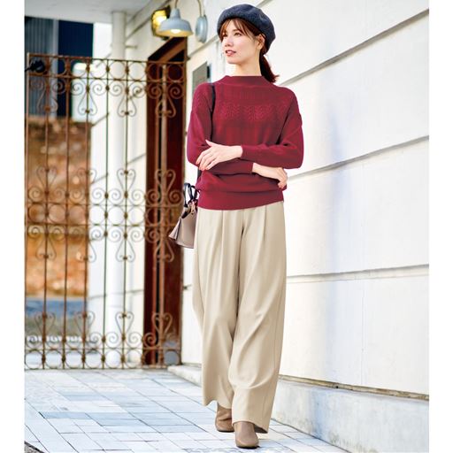 アイボリー コーディネート例