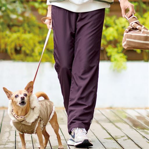 バーガンディワイン(裏シャギー:チャコールグレー)