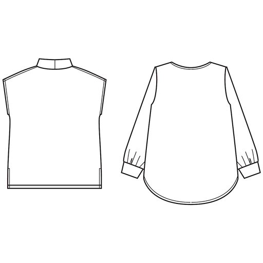 ベスト Tシャツ バックスタイル