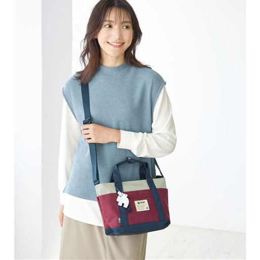 レッド系 ショルダーバッグとして