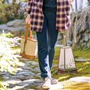 裏シャギーニットデニムストレートパンツ