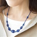 ラピス・ラズリデザインネックレス