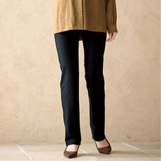ハイテンション ストレートパンツ/ぐ～んと伸びて膝も出にくい(美脚パンツ・全方向ストレッチ・洗濯機OK・日本製生地・UVカット)