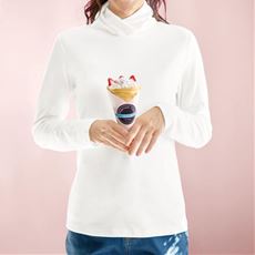 ふわくしゅネックTシャツ