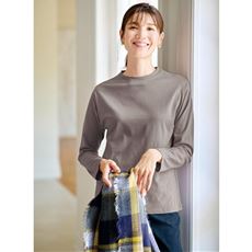 綿100%クルーネックTシャツ(スマートヒート&reg;ぬく綿&reg;)(吸湿発熱)