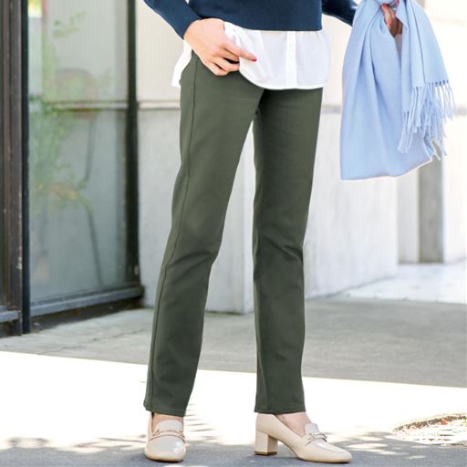 裏起毛ハイパーストレッチストレートパンツ