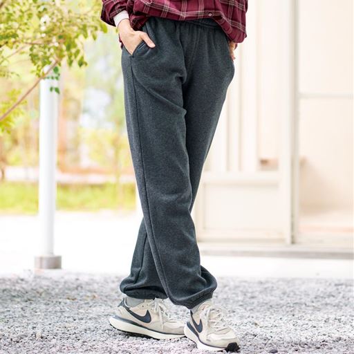 ぬく盛り裏シャギースウェットパンツ(あったか・帯電防止・UVカット・人気商品・節電対策)