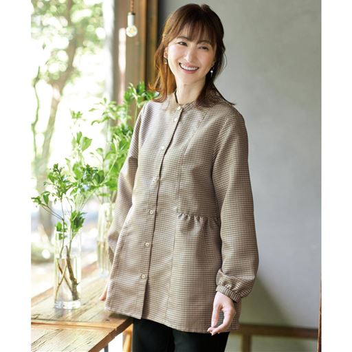 ウエストギャザーブラウス