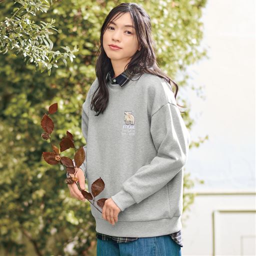 裏起毛プルオーバー(moz)