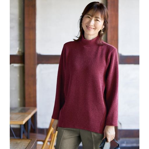 日本製ハイネックプルオーバー