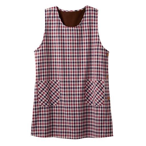 【ネット限定】あったか裏フリースサイドボタンエプロン