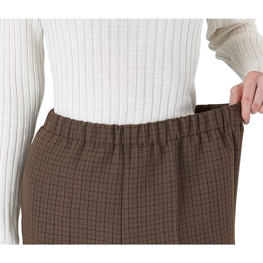 ウエスト総ゴムでお腹ラクラク!<br>※今回、こちらのカラーの販売はございません。