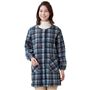 ネイビー<br>あったか軽い!<br>前開きかっぽう着