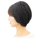 髪にやさしい内側シルクのレース帽子