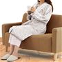 ライトグレー<br>お風呂上がりや就寝前のくつろぎタイムに!<br>※着用イメージ