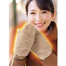 大人キレイなファー＆ニットのあったか手袋