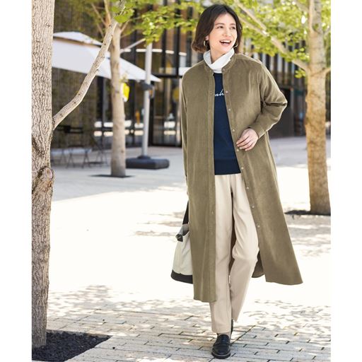 ソフトカーキ コーディネート例