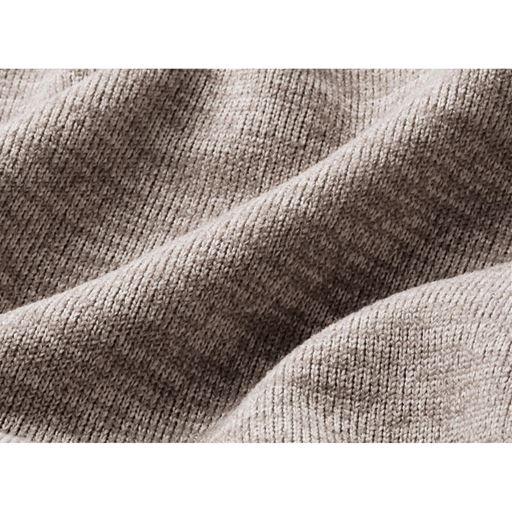 ベージュ系 伸びやかで表情豊かな杢調ミル天竺素材