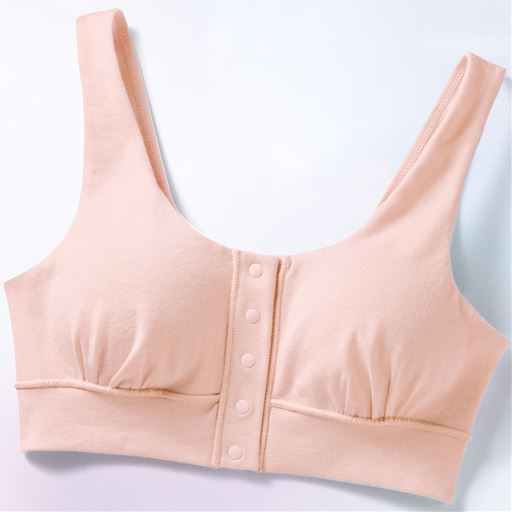 ピンク (1)アウターにひびきにくいカップ設計。