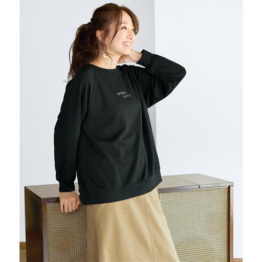 ダンボールニットロゴプルオーバー(洗濯機OK)