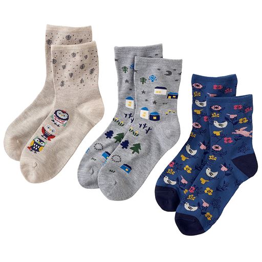 A(北欧テイスト) 3足組