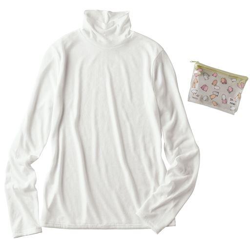 オフホワイト 収納ポーチ付き