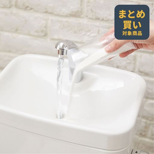 カンタン入れるだけ! トイレタンクの洗浄剤です。