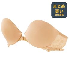 ずれにくいストラップレスブラ(スマートメイク)(ワイヤー入り・1/2モールドカップ)