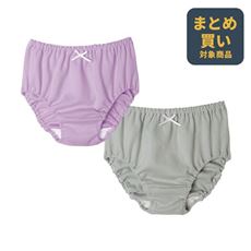 日本製ふんわりショーツ(2枚組・綿100%)(ゴムが肌に当たらない)