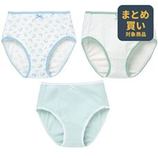 色柄たくさんショーツ(柄違い3枚組)(綿100%/身生地)