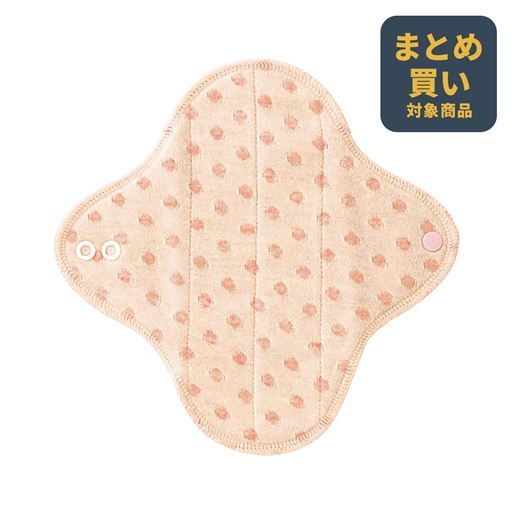 布ナプキン(水玉柄)(肌側オーガニックコットン・綿100%)(日本製)