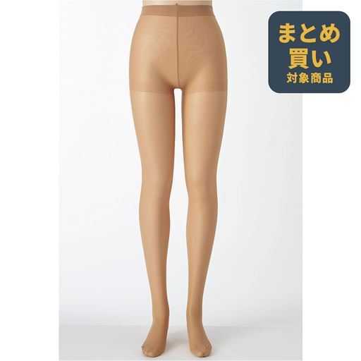 パンティストッキング・同色10足組(ふんわり・ノーサポート・ハイゲージ・静電気防止加工・つま先補強・抗菌防臭・日本製)