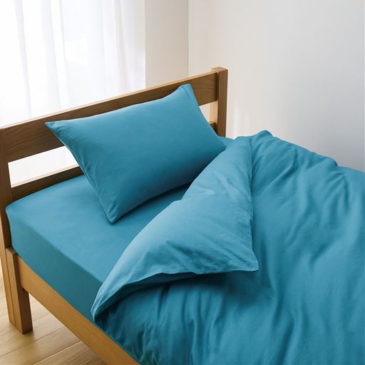 ターコイズブルー ※商品は掛け布団カバーです。<br>※枕カバーはCR-726、ボックスシーツはCZ-648を使用しています