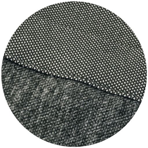 グレー系 生地アップ 表面 裏面