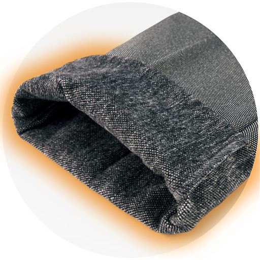 裏起毛でぬくぬく!