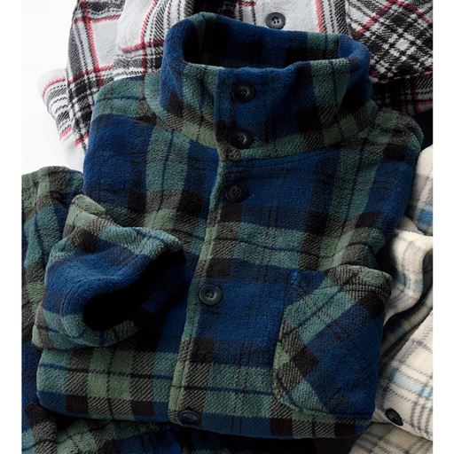 チェックD(ネイビー系)