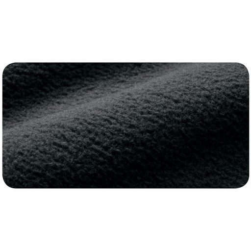 肌側フリース付き 前身頃と背中、腰まわりの肌側がフリース素材。