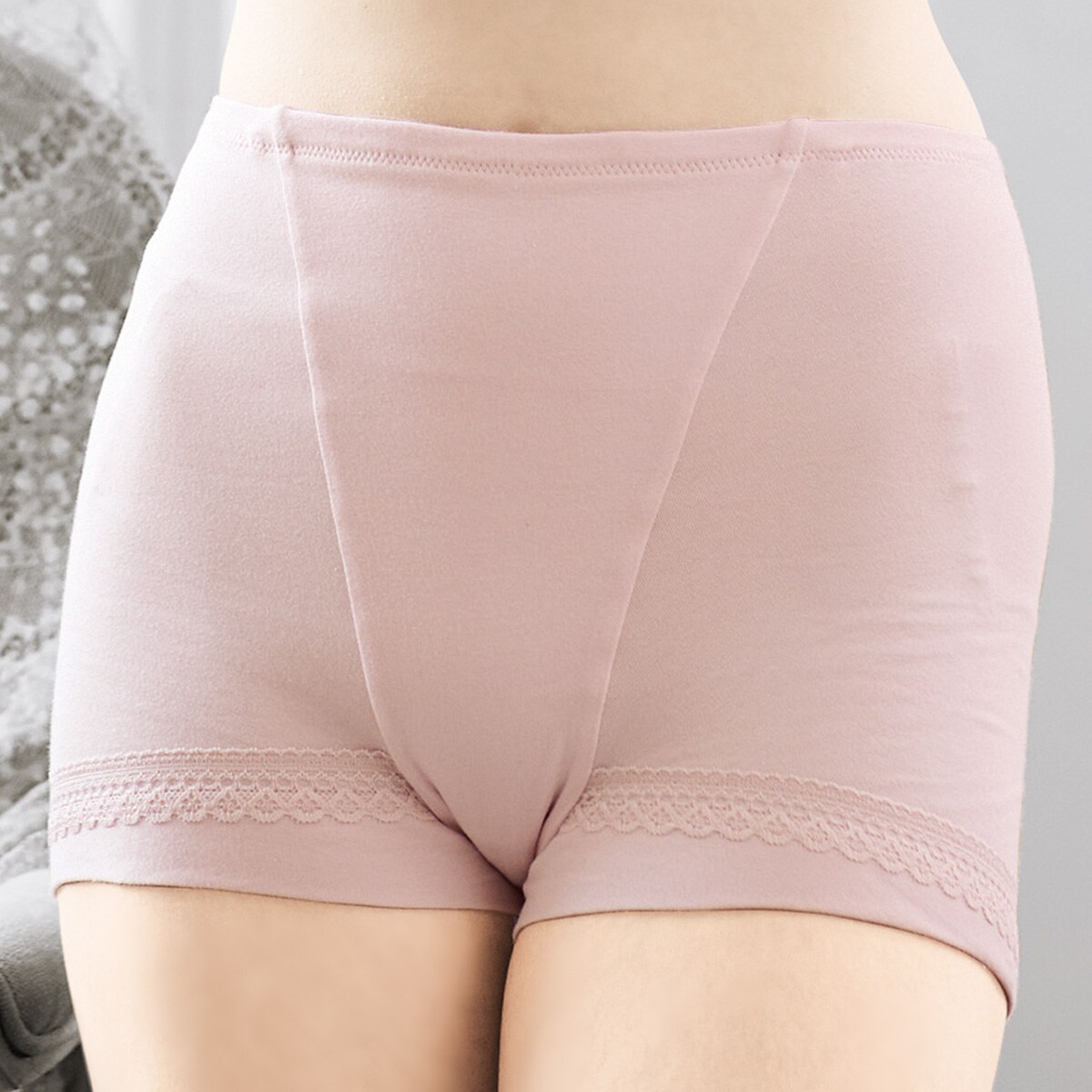ゴムや縫い目があたりにくいショーツ(Tシャツみたいなブラ®の