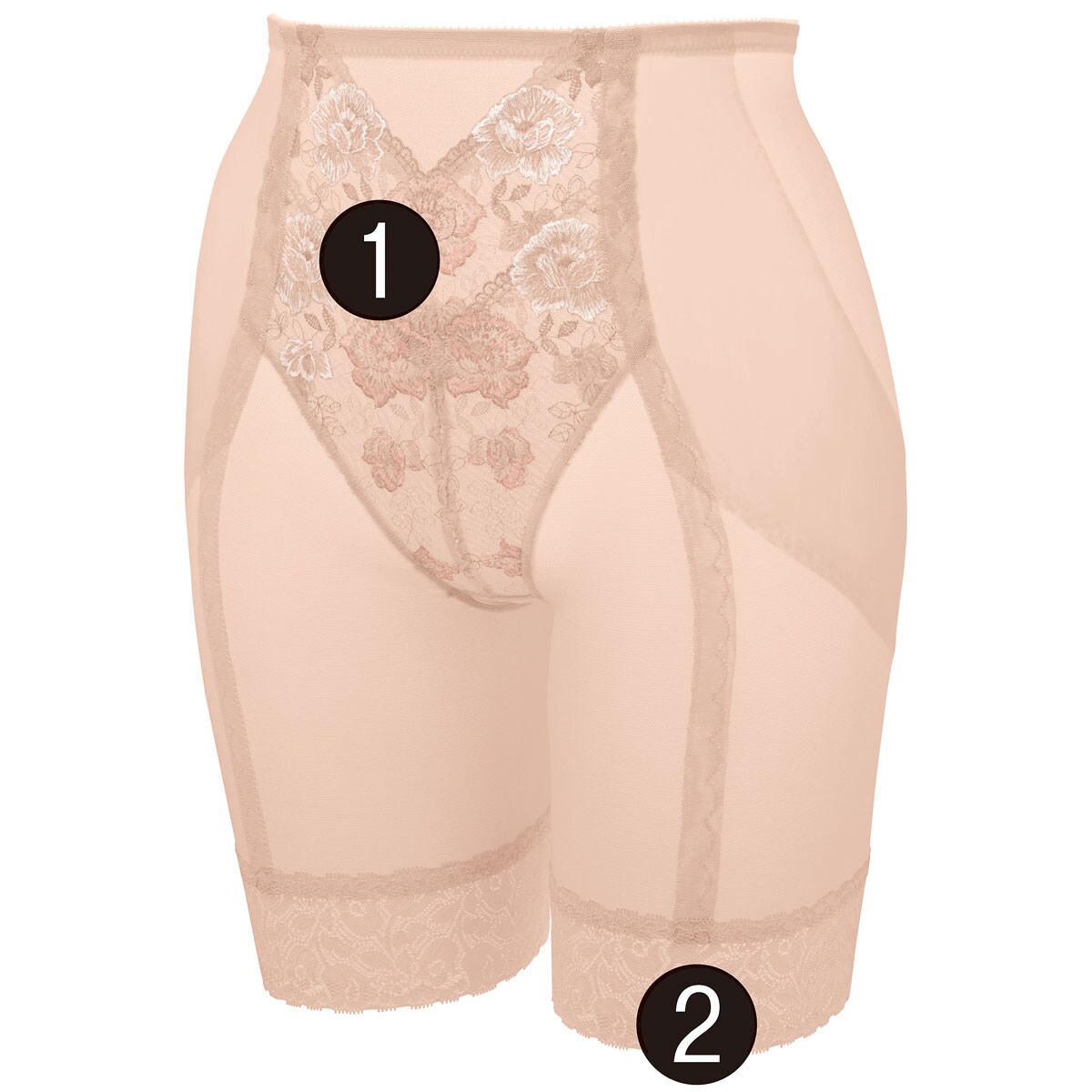 ロングガードル・色違い2枚組(ハードタイプ) - ファッション通販なら