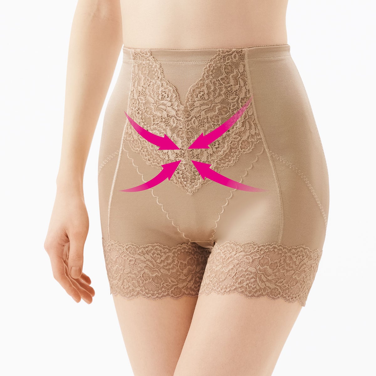 スタンダードガードル/たるんだヒップを寄せ上げて立体的な美尻を