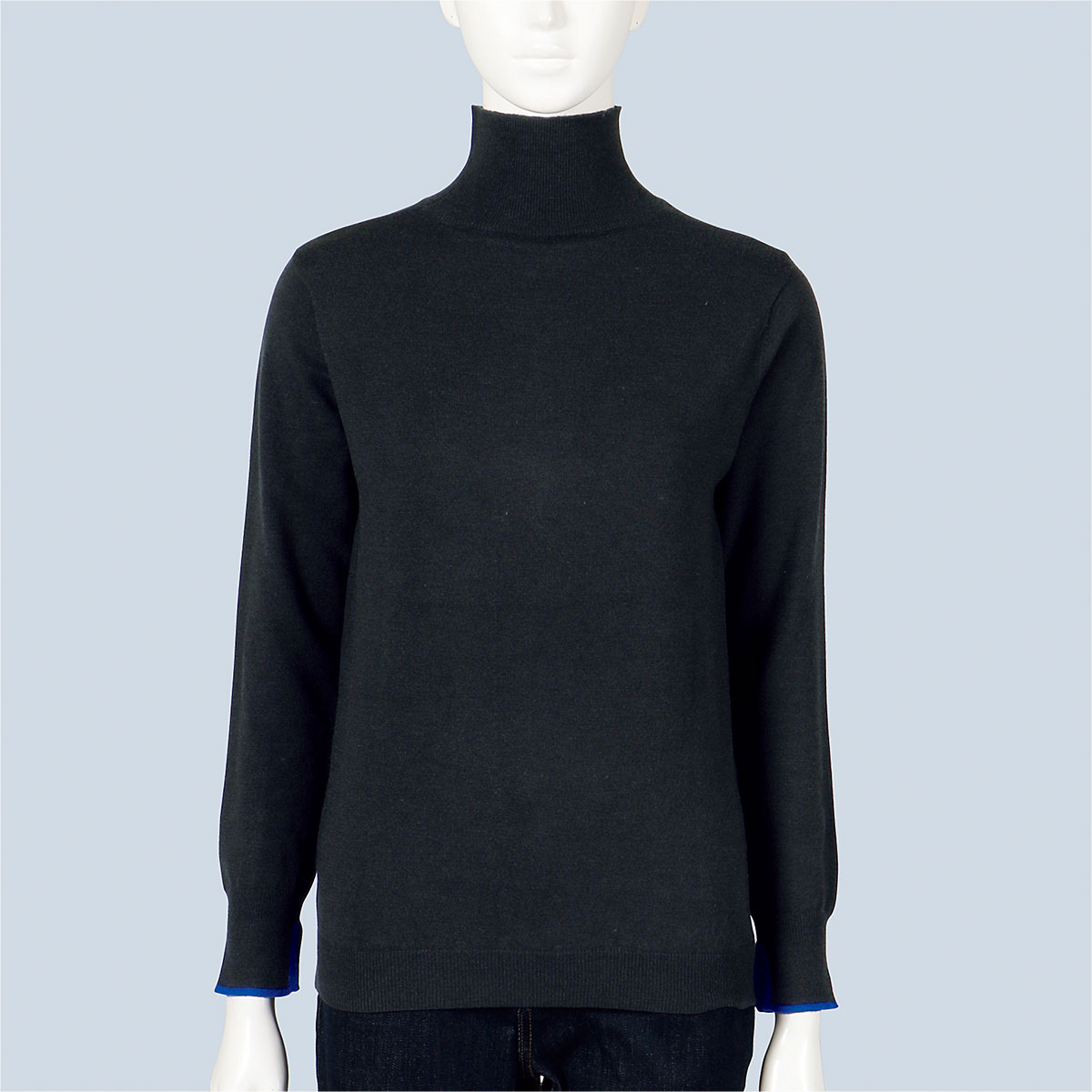 黒◆Sサイズ/長袖ニット セーター Rocky Monroe セーター ニット オーバーサイズシャギーニットセーター