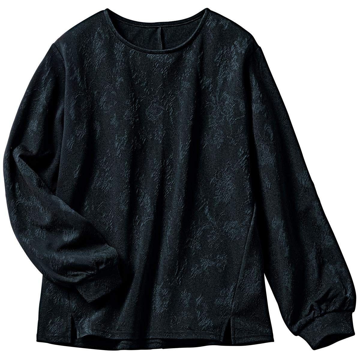 フクレジャカード花柄プルオーバー(洗濯機OK) - ファッション通販なら