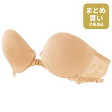 ずれにくいストラップレスブラ(スマートメイク)(ワイヤー入り・1/2モールドカップ)
