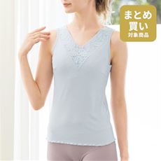 大人の背筋のばしてすっきりブラ付きタンク