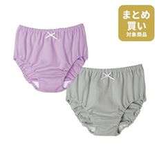 日本製ふんわりショーツ(2枚組・綿100%)(ゴムが肌に当たらない)