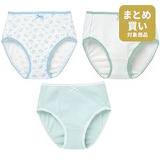 色柄たくさんショーツ(柄違い3枚組)(綿100%/身生地)