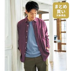 綿混・発熱・微起毛シャツ(長袖)