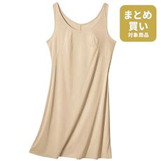 肩紐がズレにくいラウンドスリップ(吸汗速乾・静電気防止)(選べる3丈)