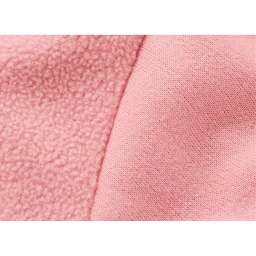 袖部分は腕を通しやすいなめらかなフリース(ネイビー)