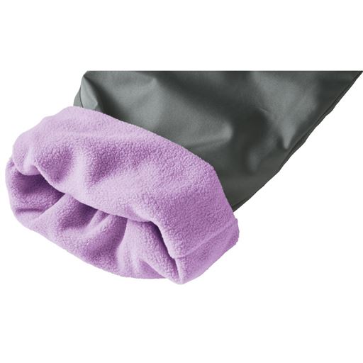 暖かさを保って冷え対策 裏フリース(チャコールグレー)